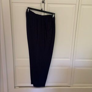 Splendid Navy Rayon Pants with Drawstring